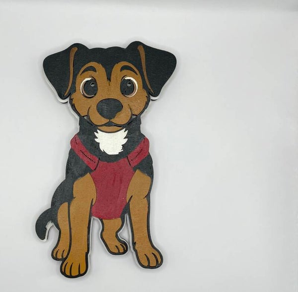 Chien en bois