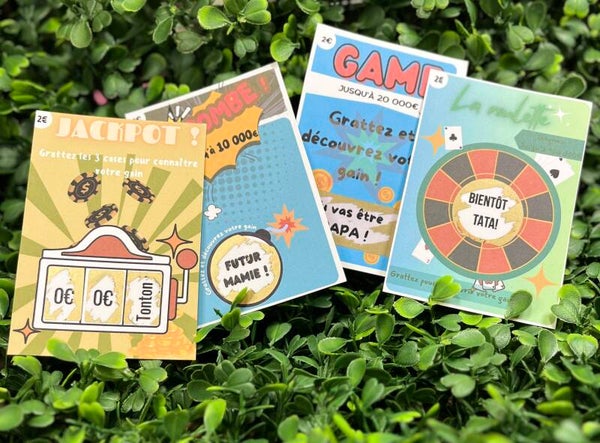 Jeux à gratter annonce
