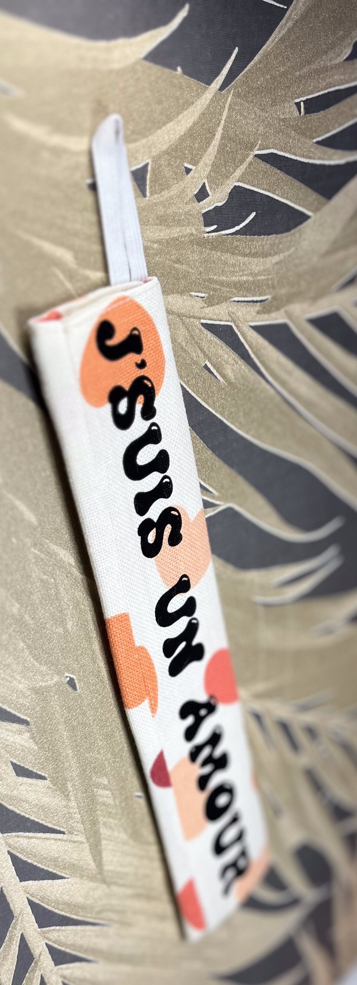 Manchon de laisse "J'suis un amour"