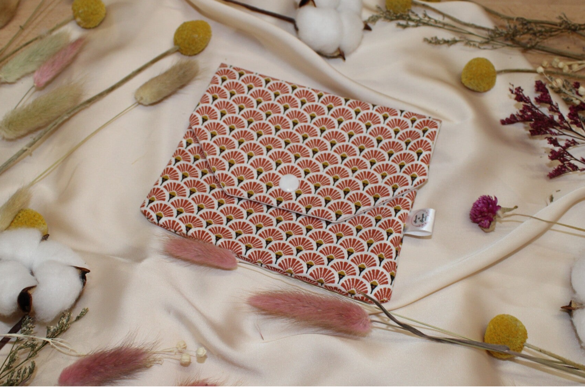 Pochette pour lingettes carrées