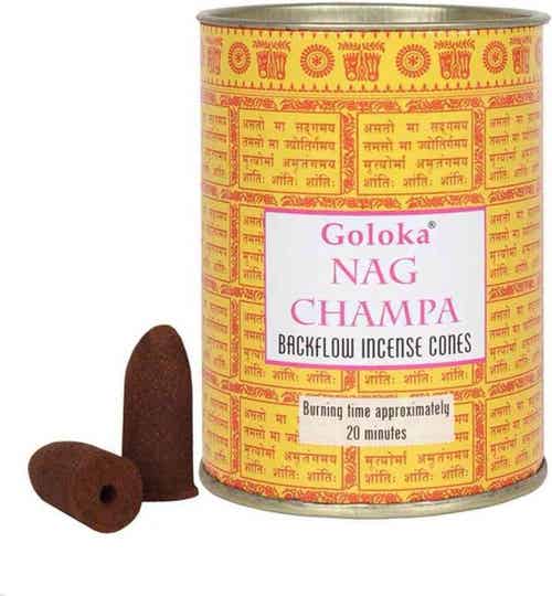Goloka Backflow Wierook Kegels Nag Champa