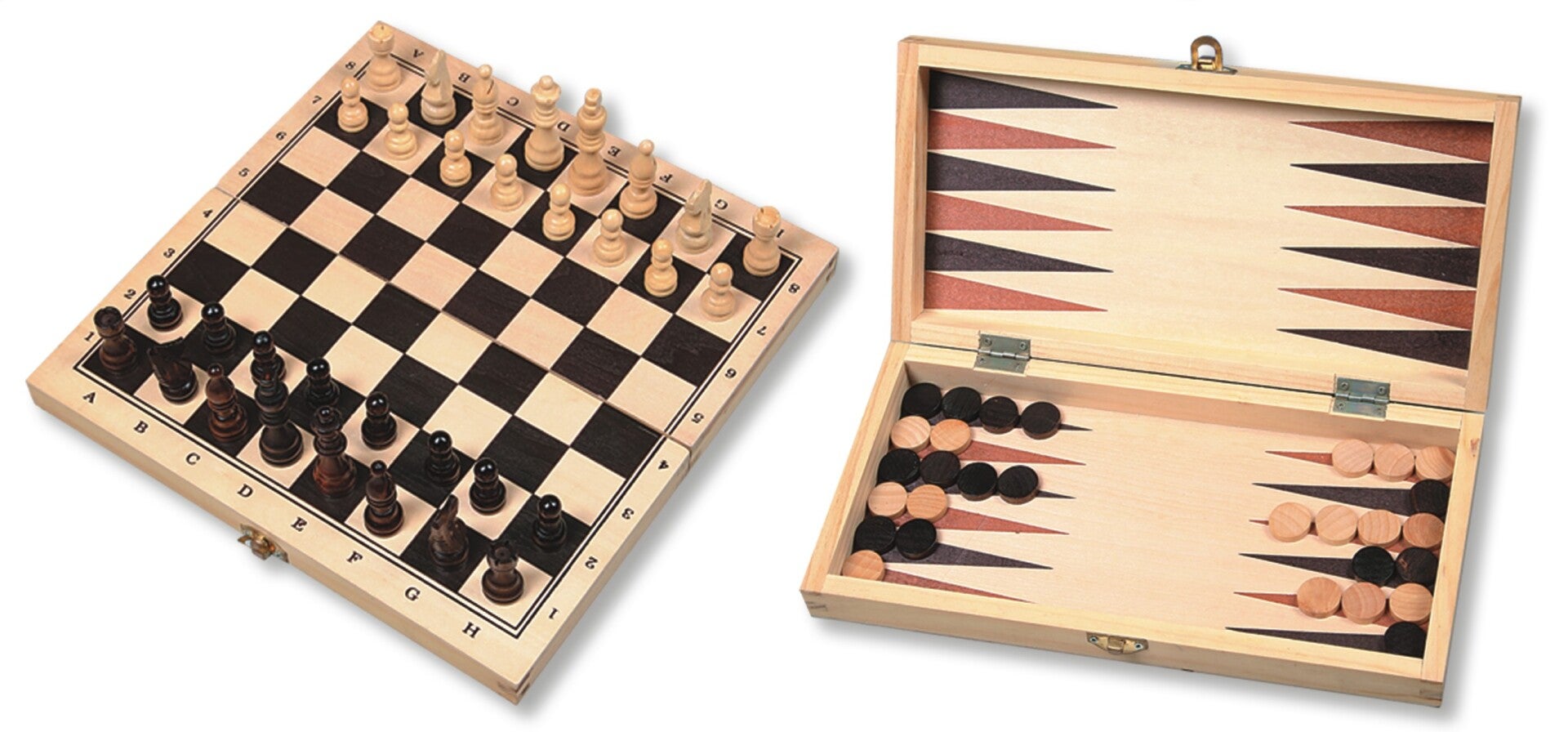 Schaak / Backgammon klapcassette