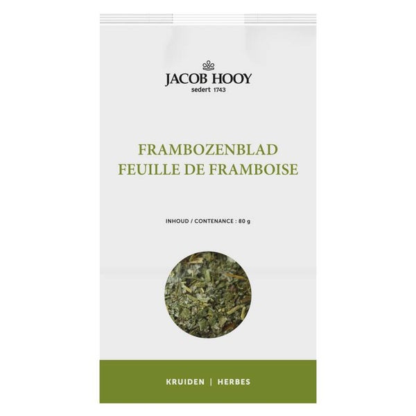 Jacob Hooy Frambozenblad 80 gr