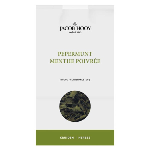 Jacob Hooy Pepermuntblad heel 20 gr