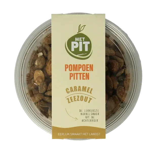 Met PIT Pompoenpitten caramel zeezout