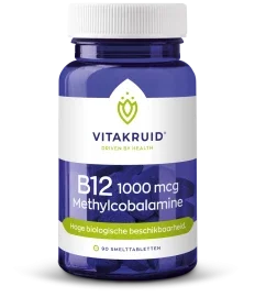 Vitakruid B12 1000 mcg Methylcobalamine 100 smelttabletten