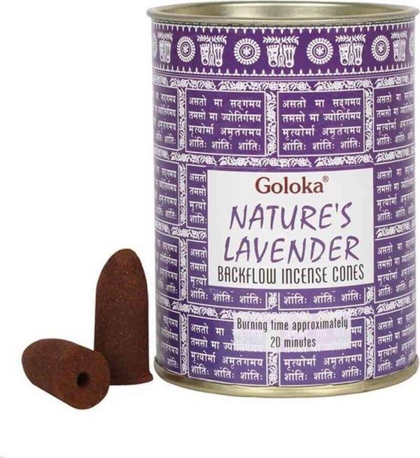 Goloka Backflow Wierook Kegels Nature’s Lavender