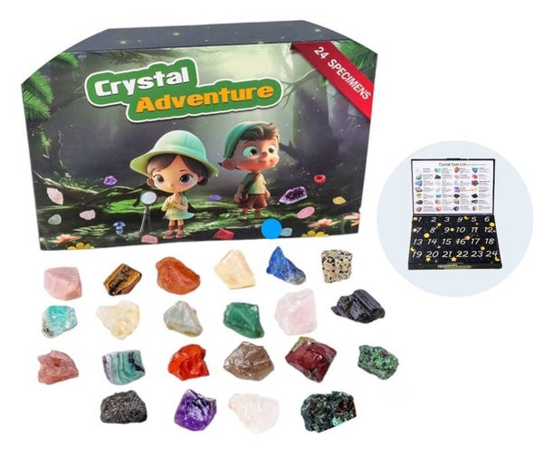 Crystal adventure Kids collection van 24 edelstenen