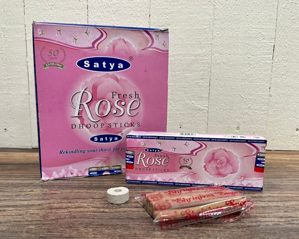 Satya Dhoop sticks Rose 12x 10 stuks