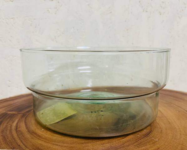 Schaal 100% recycled glas 22 cm