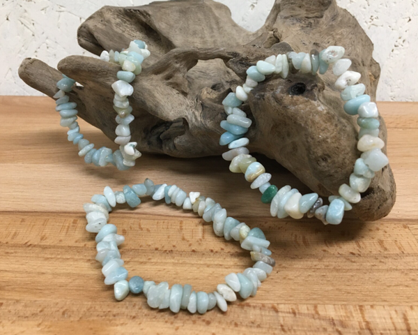 Splitarmband Aquamarijn