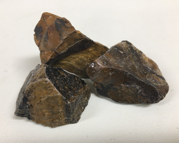 Tijgeroog ruw 30 tot 50 gram 3 stuks