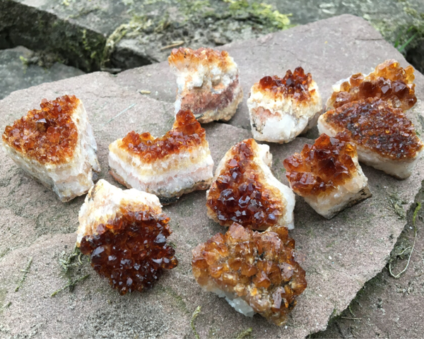 Citrien kristalgroepje 25 - 30 gram