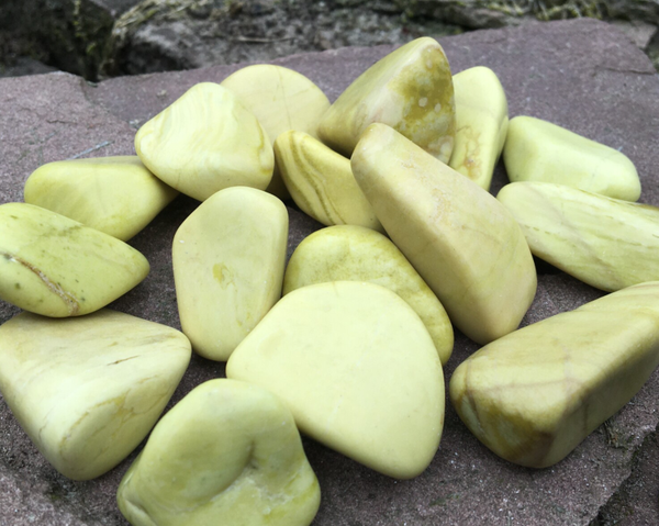 Serpentijn knuffelsteen