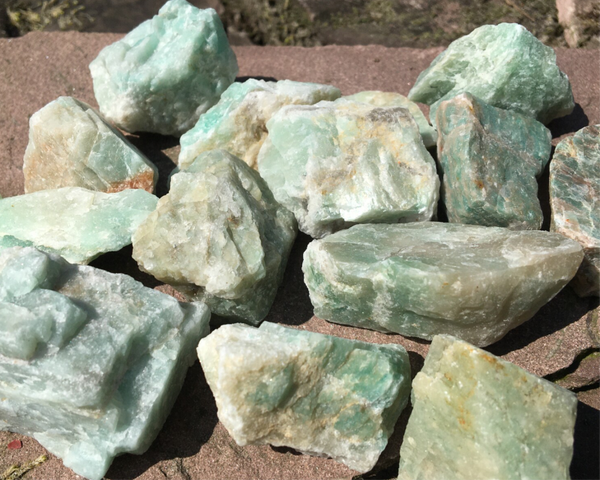 Amazoniet ruw 15 - 30 gram