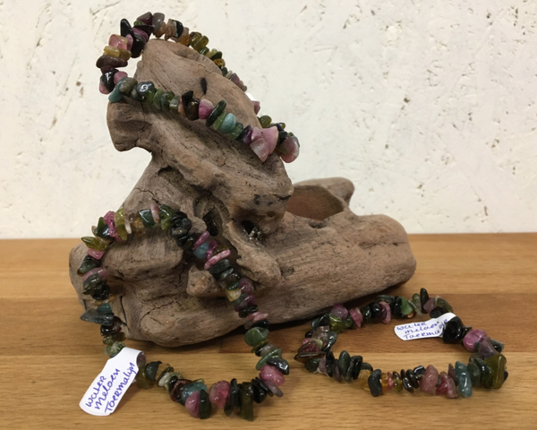 Splitarmband Watermeloen Toermalijn