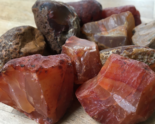 Carneool ruw 25 - 50 g