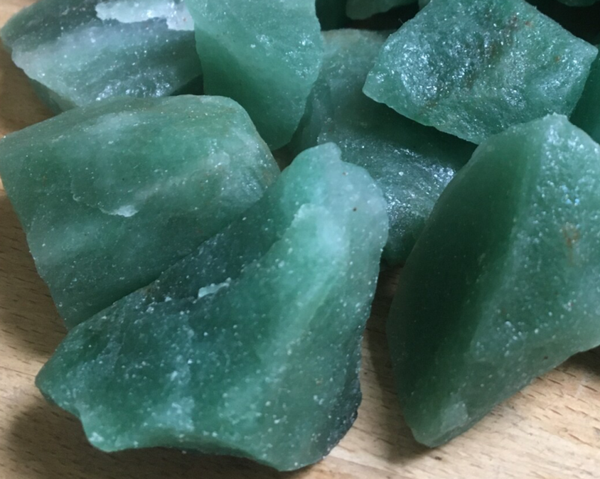 Groene kwarts ruw 50 - 75 gram