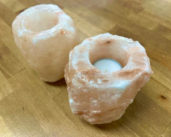 Himalayazout theelicht 0,8 tot 1,2 kg 2 stuks