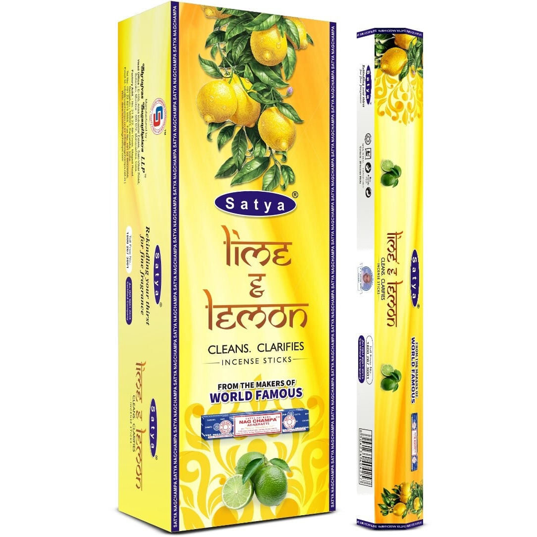 Satya Lime & Lemon doos met 6 pakjes