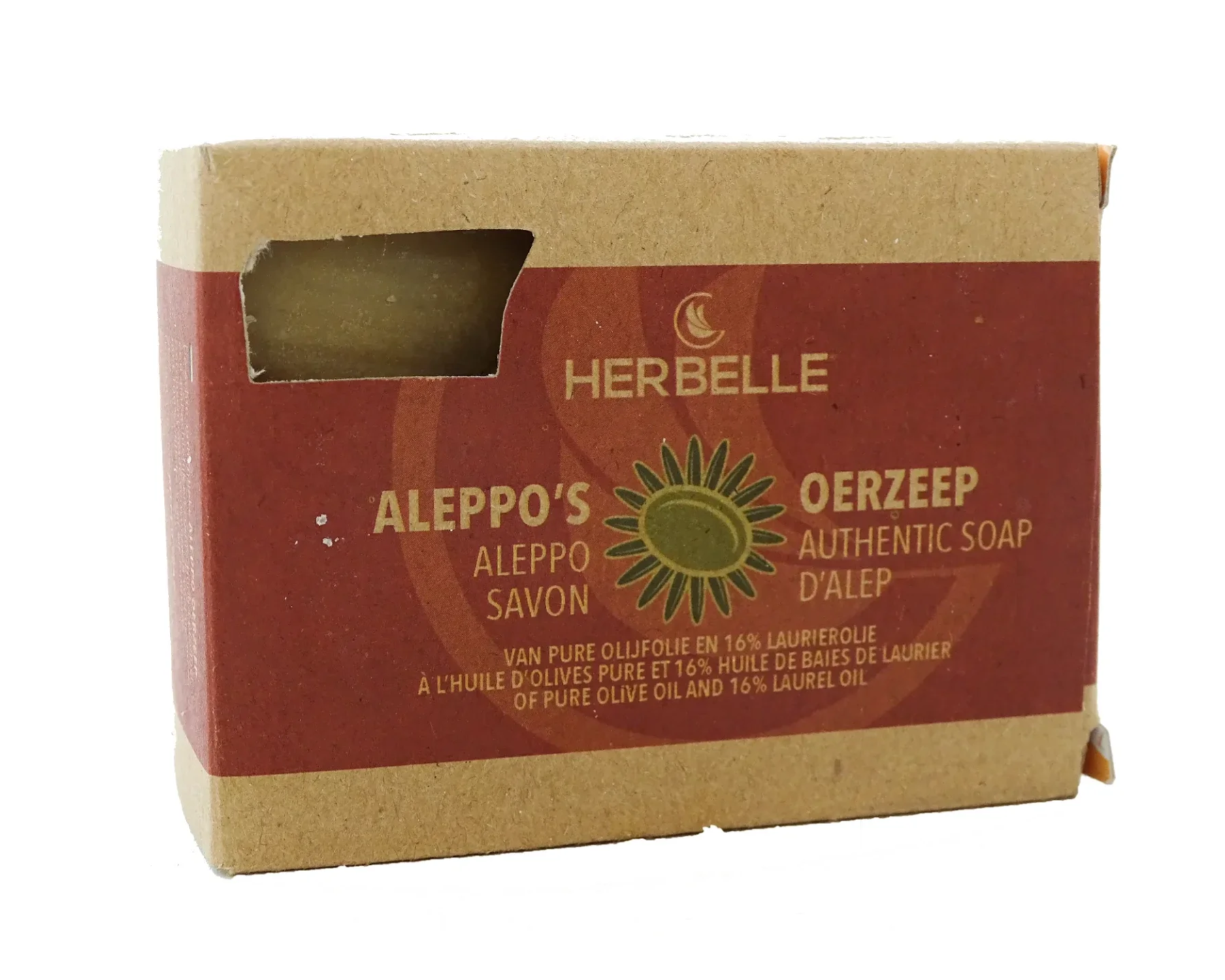 Aleppo oerzeep olijfolie + 16% laurier