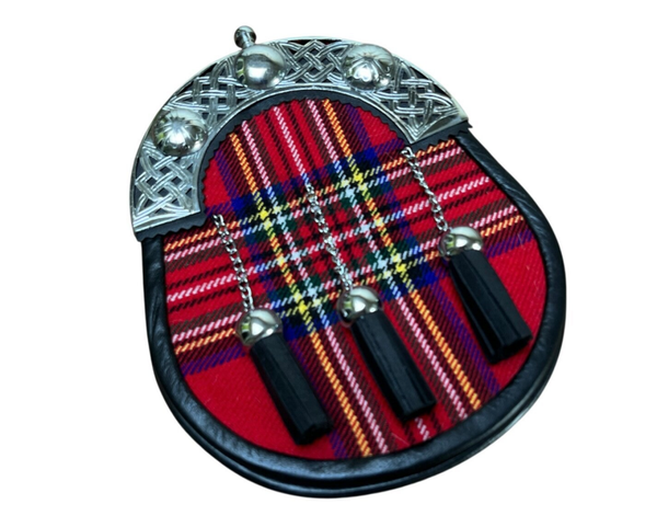 Schotse Kilt Sporran met Schotse ruit