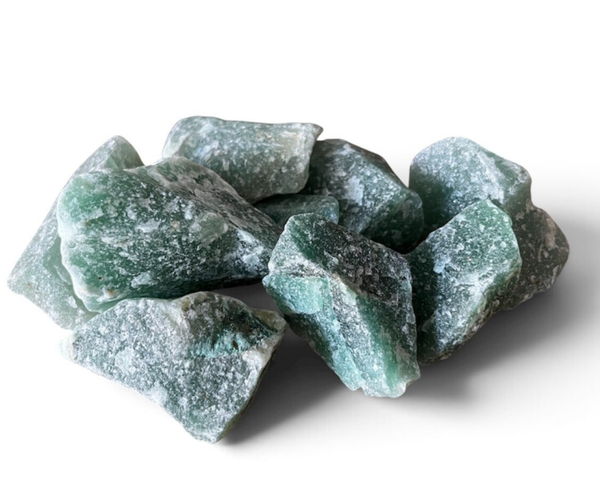 Groen Kwarts 9x ruw totaal 542 gram