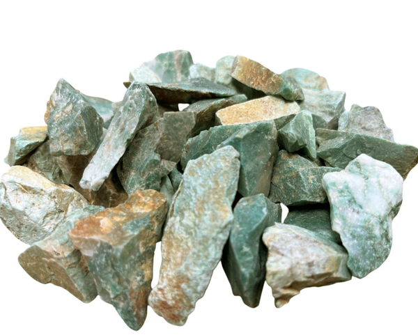 Jade 39x ruw totaal 338 gram