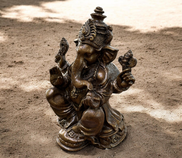 Ganesha Olifantengod kleurrijk ca. 16 cm