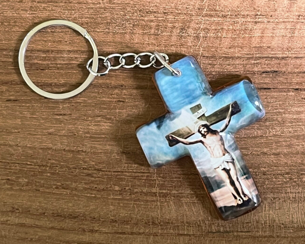 Religieuze sleutelhanger met Jezus