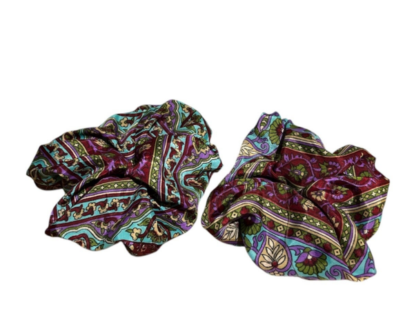 Zijde Scrunchie 2 stuks