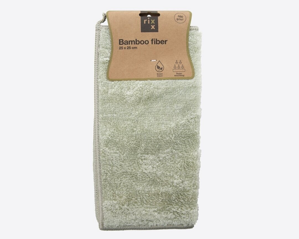 Point Virgule bamboevezel doek 25x25 groen