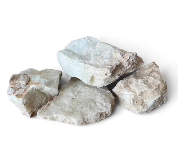 Caribbean Blue 4x ruw totaal 592 gram