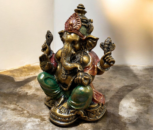 Ganesha Olifantengod brons ca. 23 cm