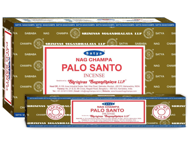 Satya Palo Santo Overdoos 12 pakjes