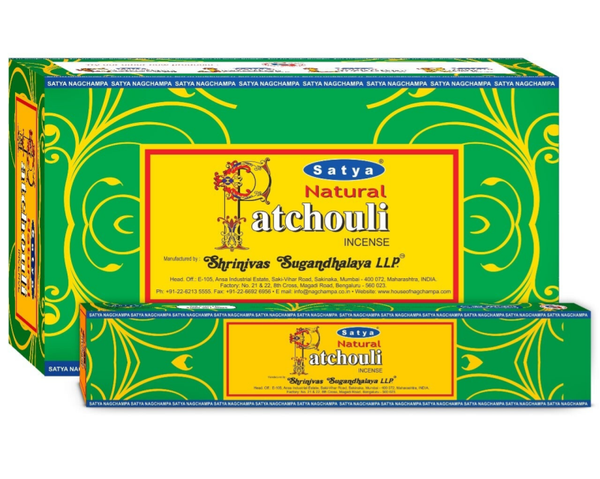 Satya Natural Patchouli Overdoos 12 pakjes