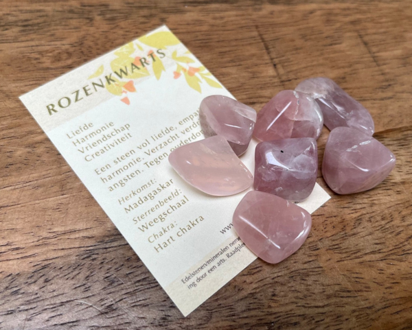 Rozenkwarts getrommeld 50 gram