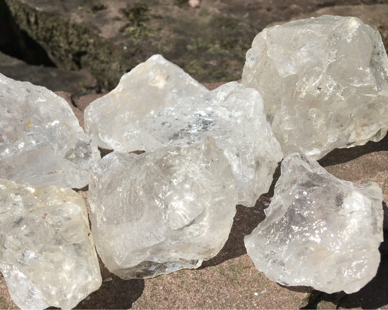 Bergkristal ruw 25 - 50 gram