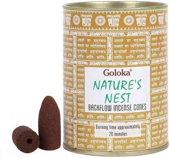 Goloka Backflow Wierook Kegels Nature’s Nest