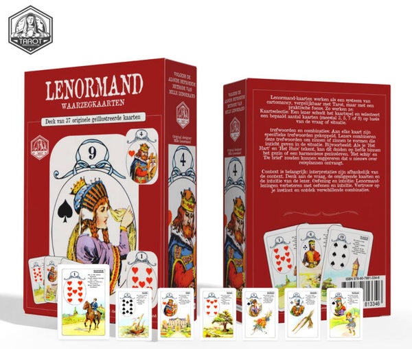 Lenormand waarzegkaarten - Luxe dekseldoos