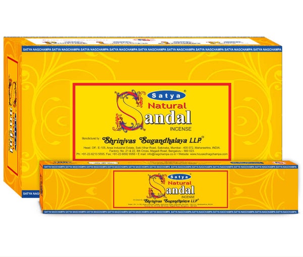 Satya Natural Sandel Overdoos 12 pakjes