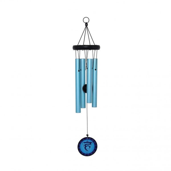 Nature's Melody Chakra windgong, blauw, ca 60 cm