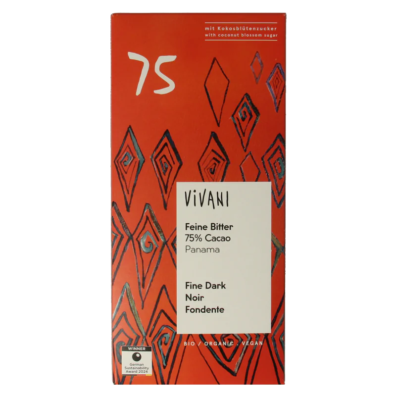 Vivani Chocolade puur 75%