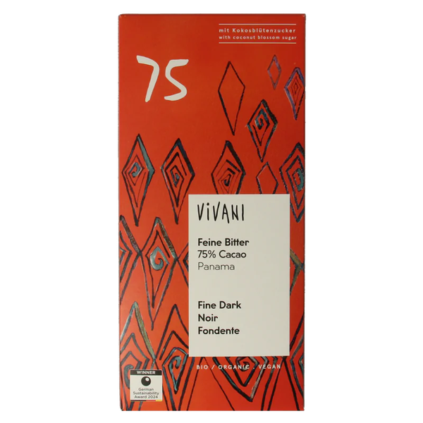 Vivani Chocolade puur 75%