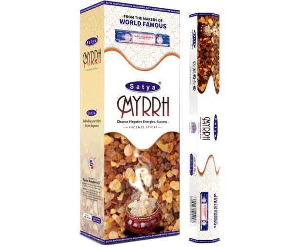 Satya Myrrh doos met 6 pakjes