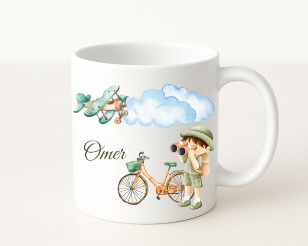 Personalisierte Tasse Abenteuer