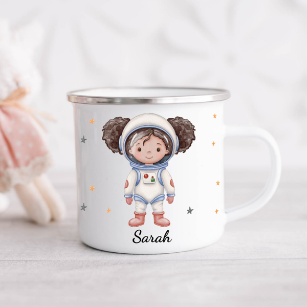 Personalisierte Tasse Astronautin