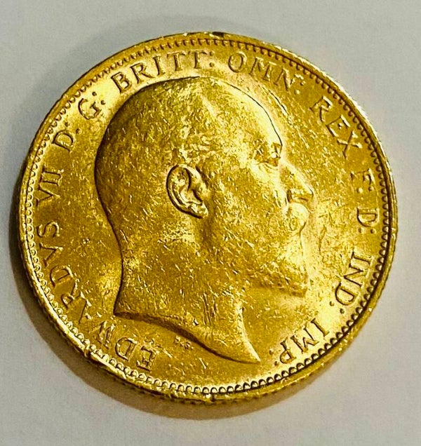Full Gold Sovereign of Edward VII