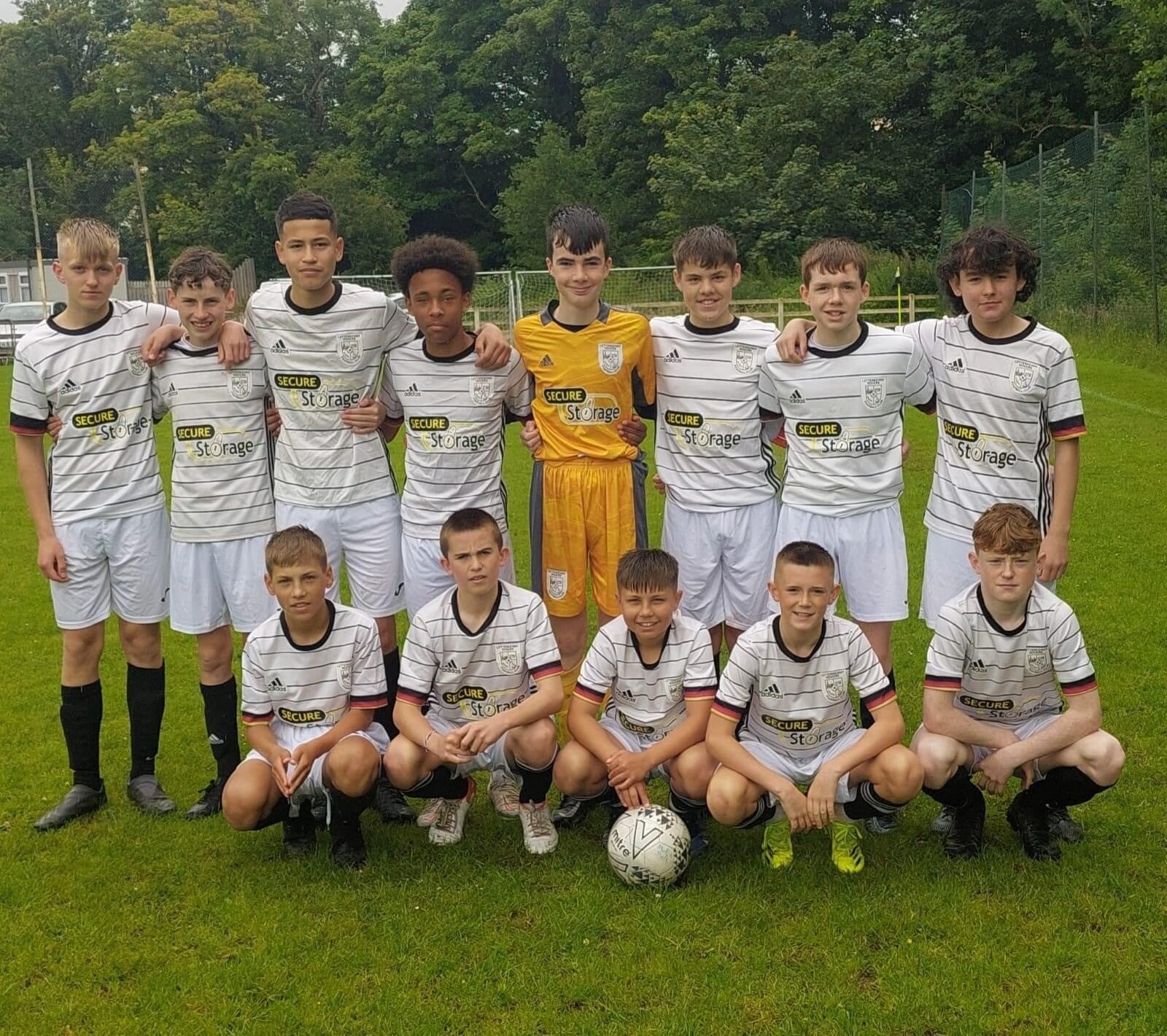 U14 Letterkenny Rovers team who beat Killmacrennan Celtic 4-2 on 25th June