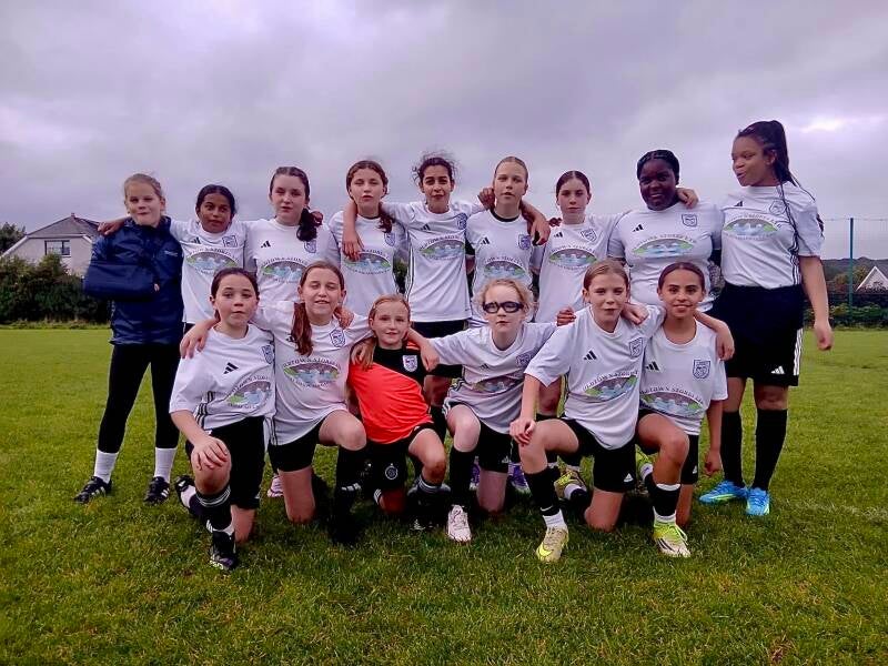 U12 Letterkenny Rovers girls team photo